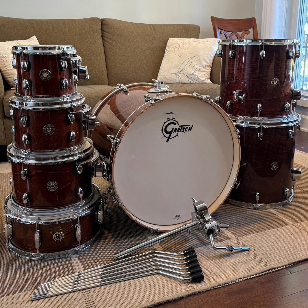 Gretsch Drums Ensemble 7 fûts Catalina Maple fini Walnut Glaze CM1-E826P-WG - used/usagé