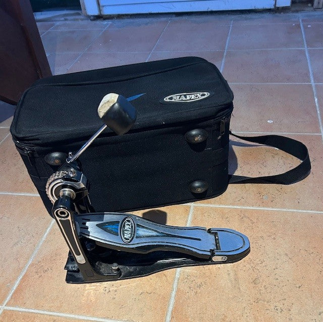 Mapex Falcon bass drum pedale and bag/sac used/usagée