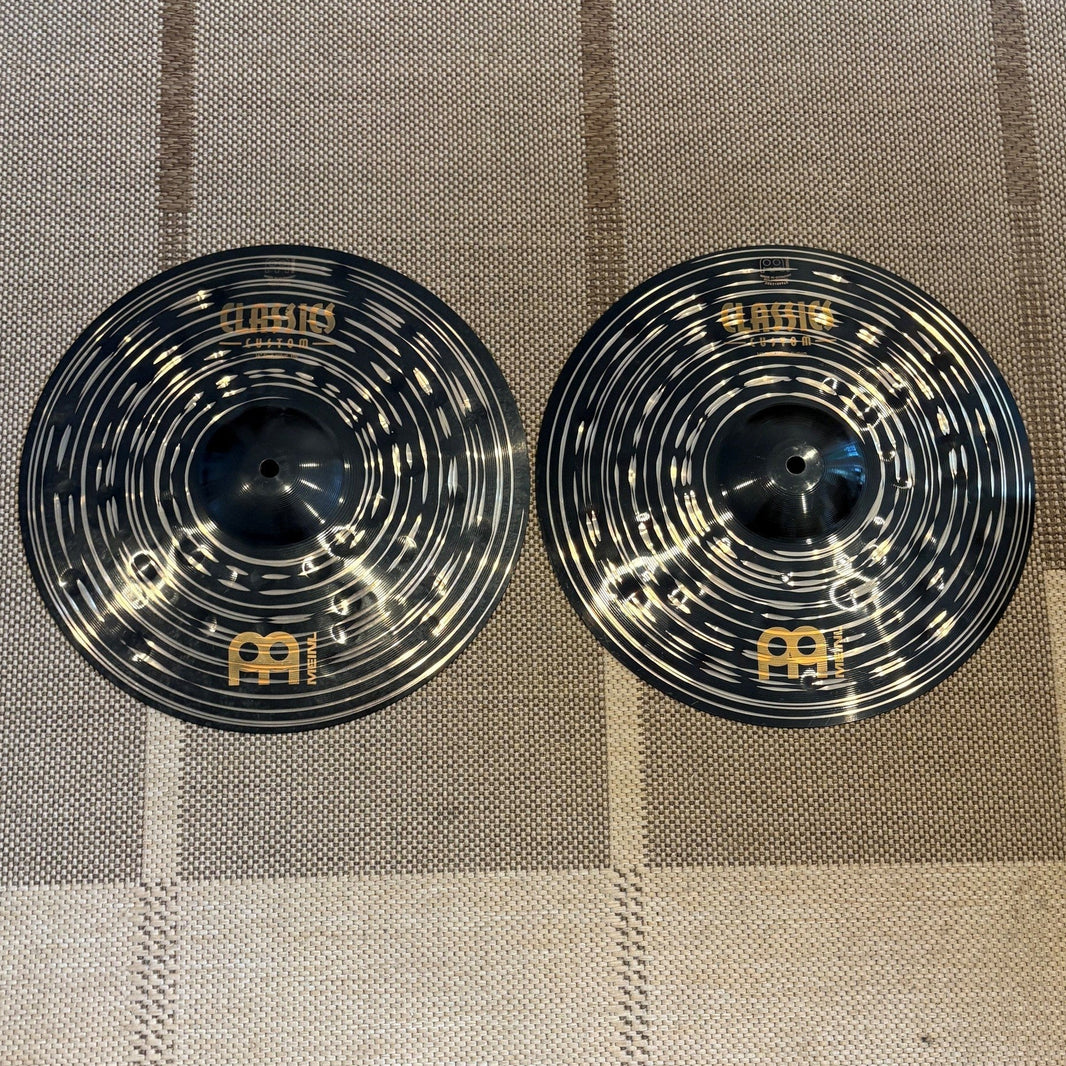 Meinl cymbals Hihat Classics Custom DARK CC14DAH - used/usagées