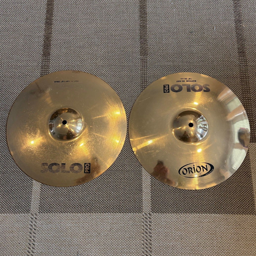 Orion cymbals Solo pro hi-hat 14 - used/usagées