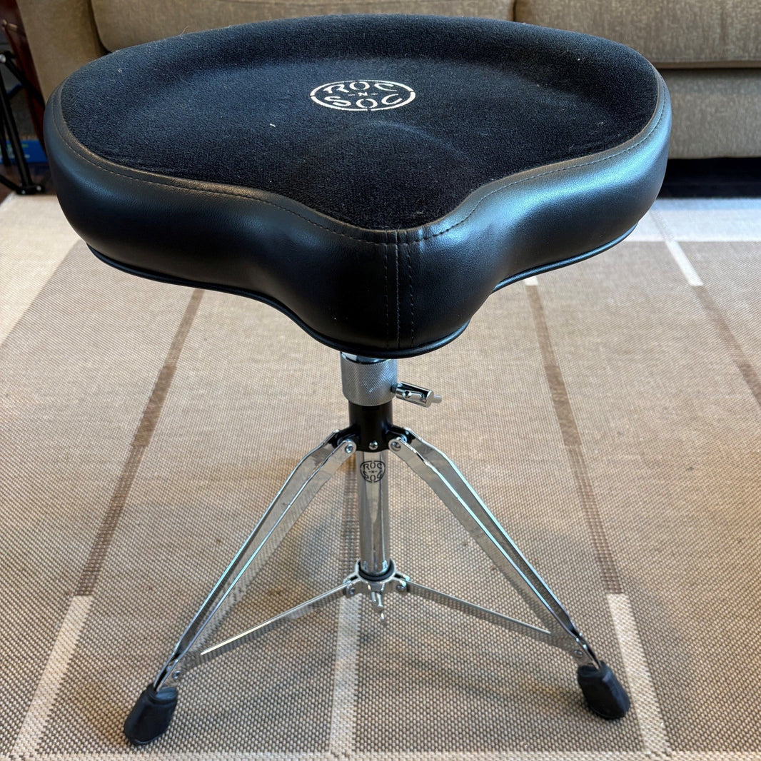 Roc N Soc Manual Spindle Original Drum Throne Black/noir - used/usagé