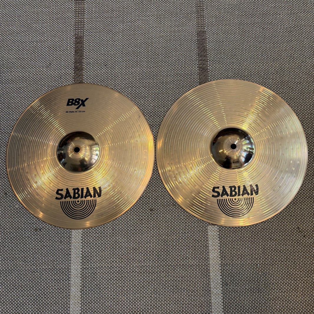 Sabian cymbales b8 hi-hat 14, 41402X- used/usagées
