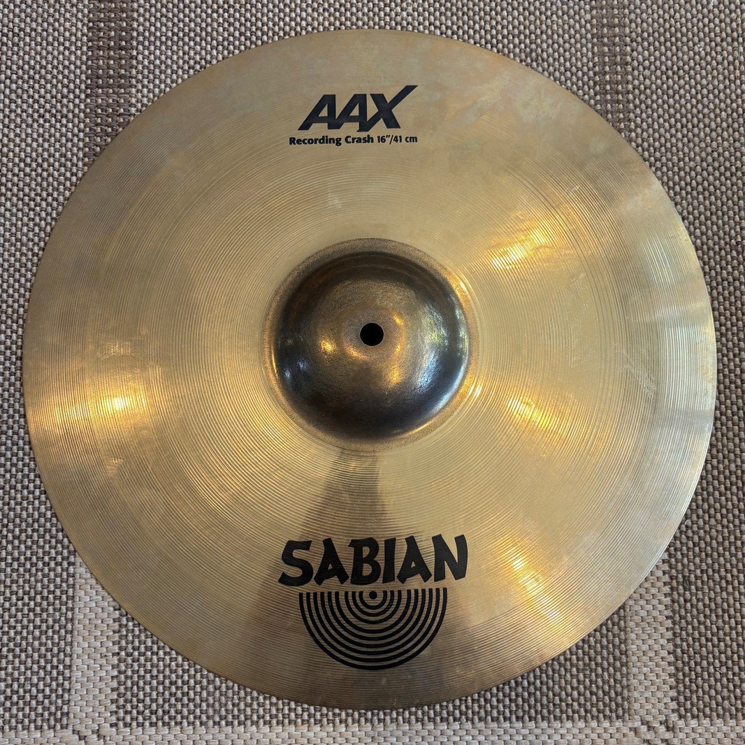 Sabian cymbale crash 16 AAX Recording - used/usagée