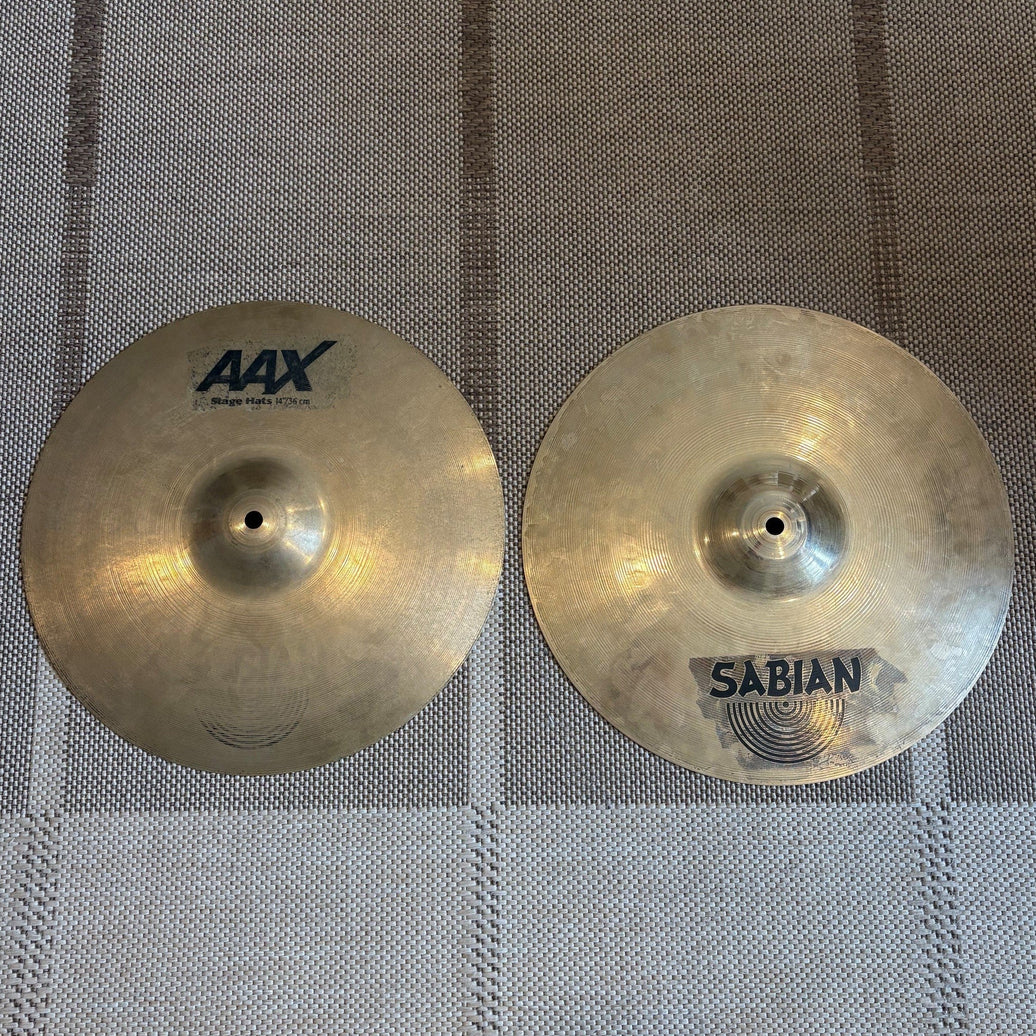 Sabian cymbales AAX Stage hi-hat 14 - used/usagées