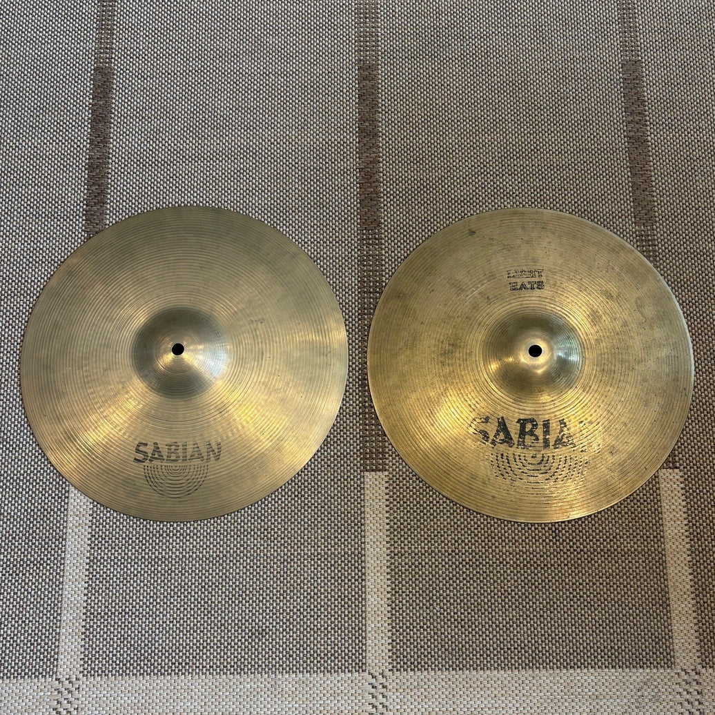Sabian cymbales light hat 14 - used/usagées