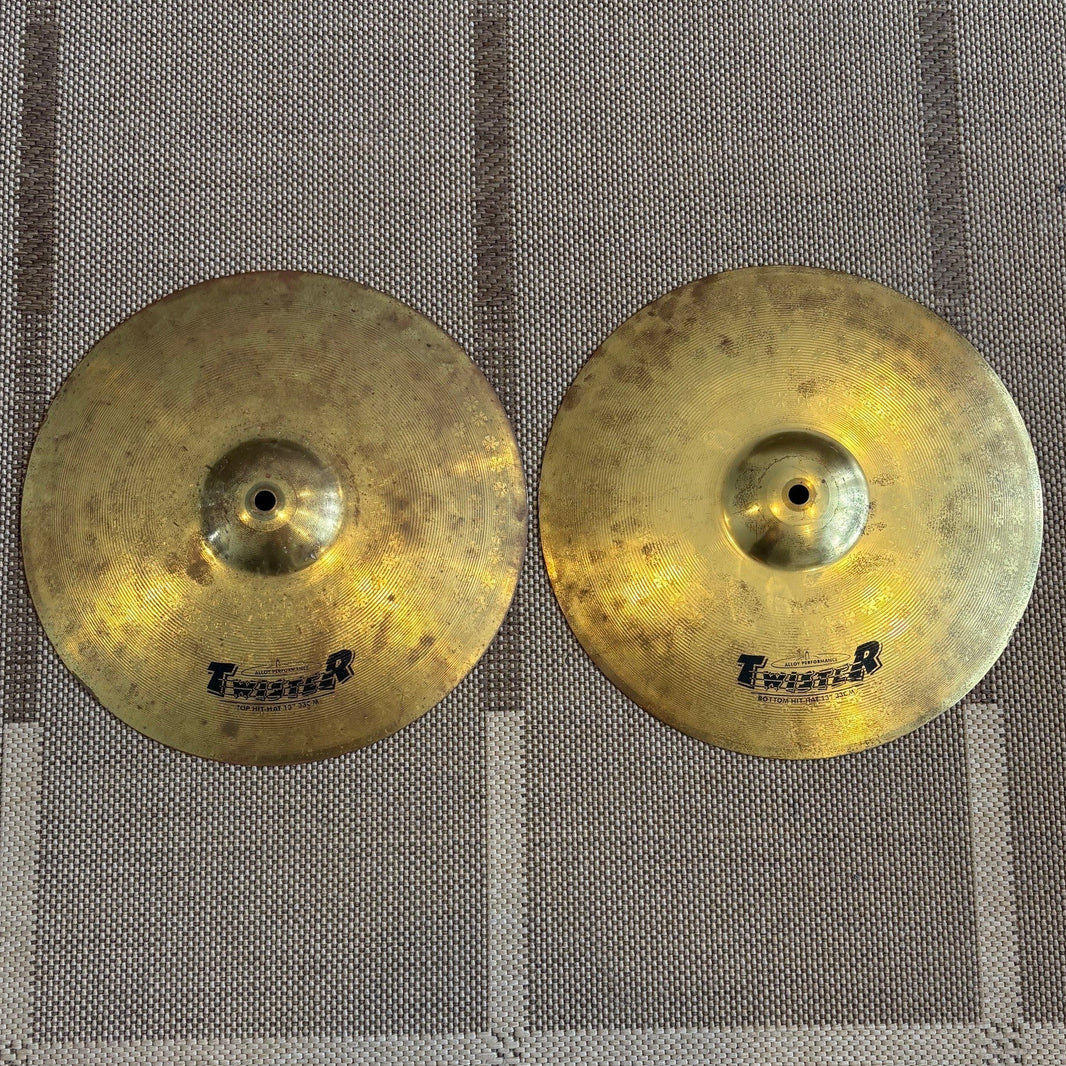 Twister cymbales hi-hat 14 - used/usagées