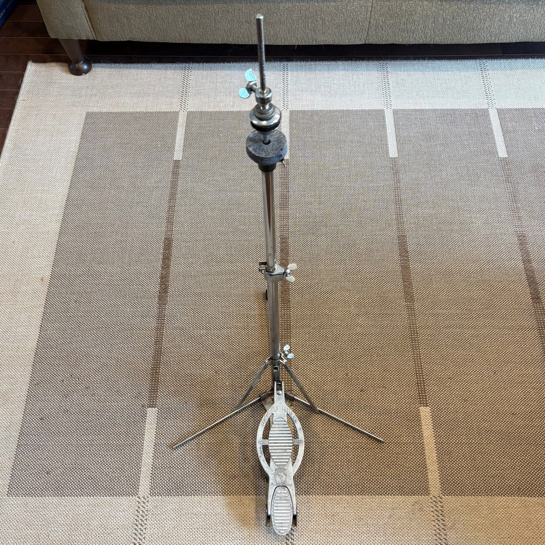 WFL Speed king vintage hi-hat stand flat base 50`s/trépied de charley a base plate - used/usagé