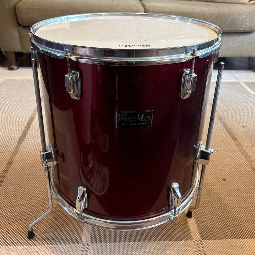 WorldMax Floor tom 16x16 red/rouge - used/usagé