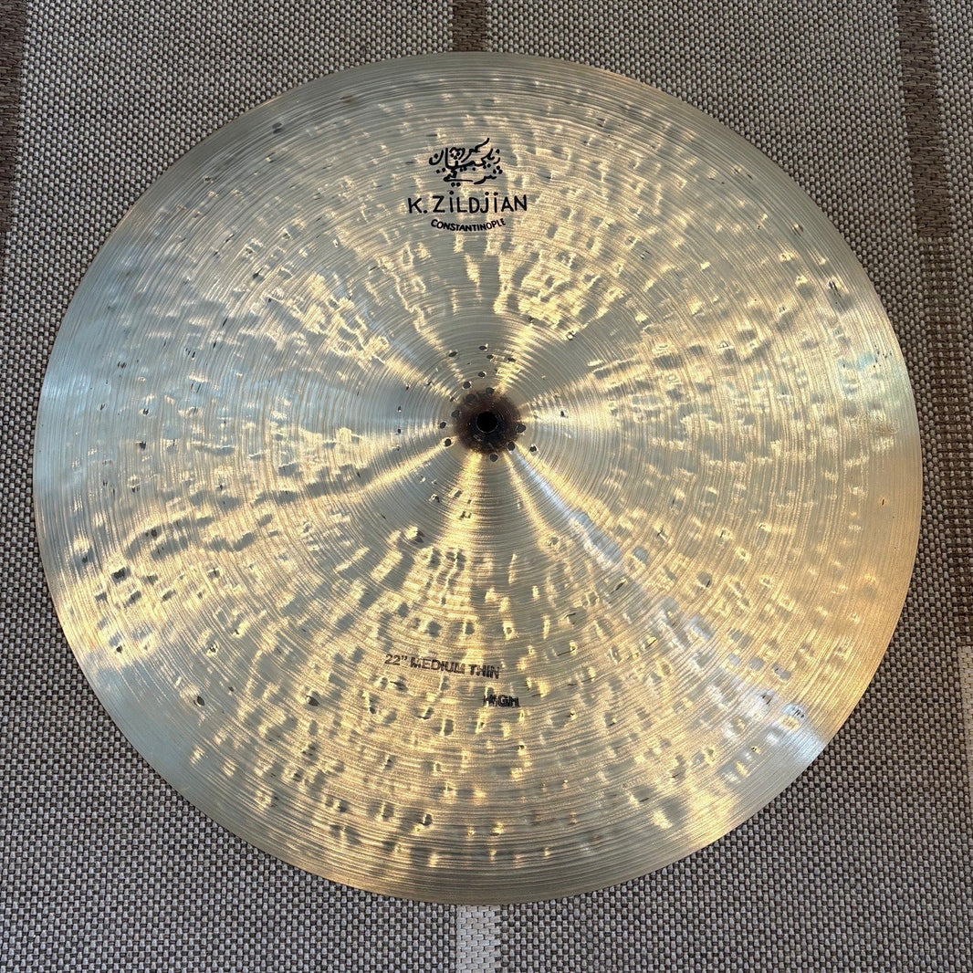 Zildjian cymbale K Constaninople Ride Med Thin High 22 K1121 - used/usagée