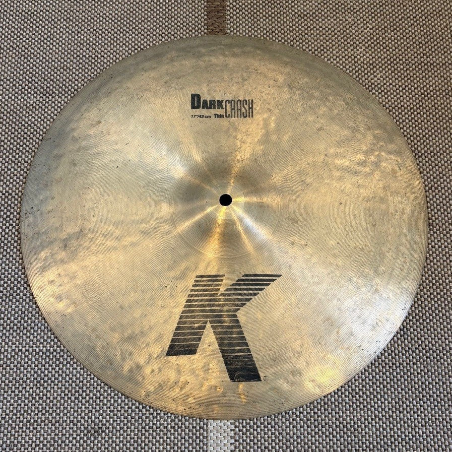 Zildjian cymbale K 17 Dark Thin Crash K0903 - used/usagée