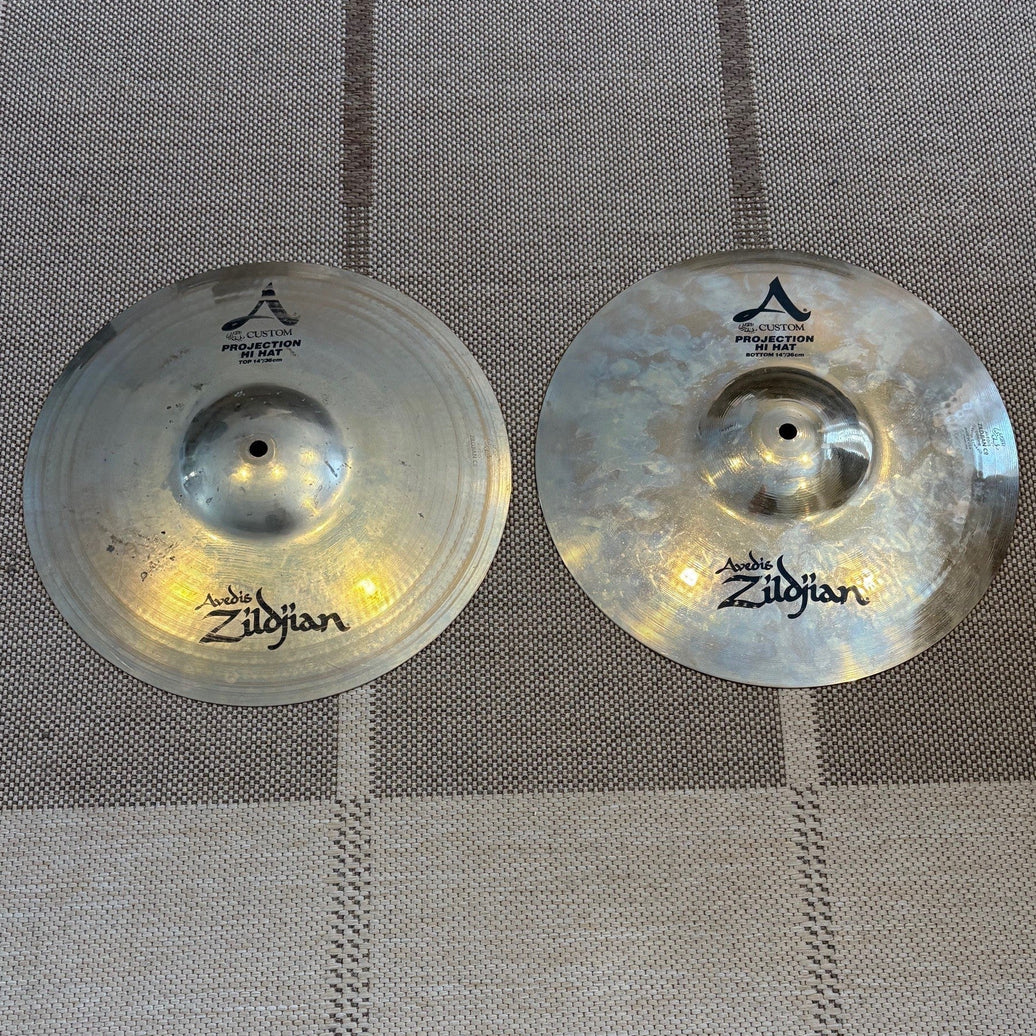 Zildjian cymbales A custom Projection Hi-Hat 14 - used/usagées