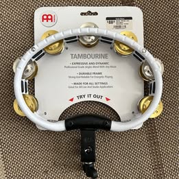 Meinl tambourine mountable/accrochable neuve