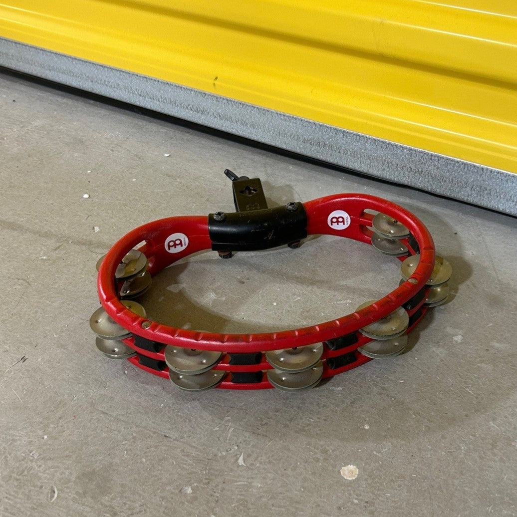 Meinl tambourine mountable red - used/usagé