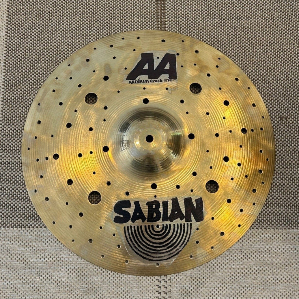 Sabian cymbal/cymbale crash 18 aa - used/usagée