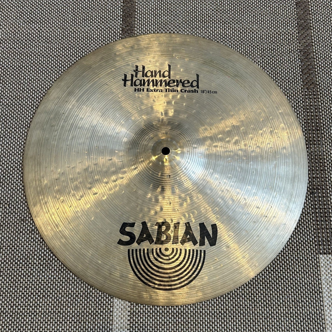 Sabian cymbale 18 crash extra thin HH - used/usagée