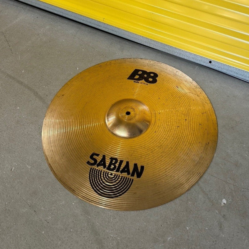 Sabian cymbale crash ride 18 b8 - used/usagée