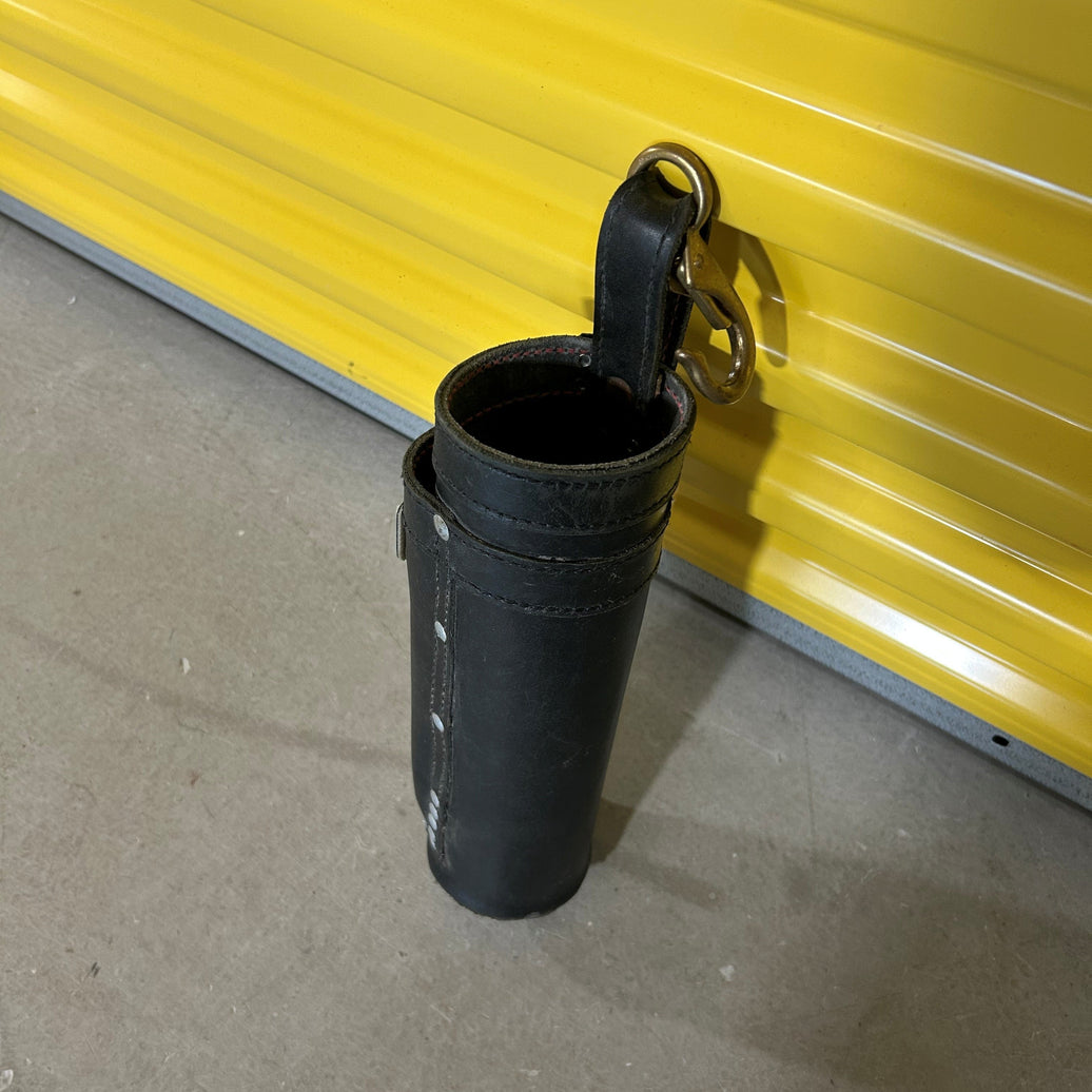 sac a baguettes en cuire - used/usagé