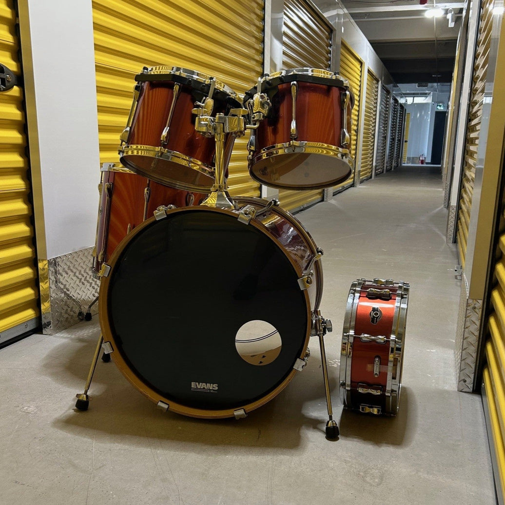 Tama drum set kit superstar birch/boulot red/rouge - used/usagé