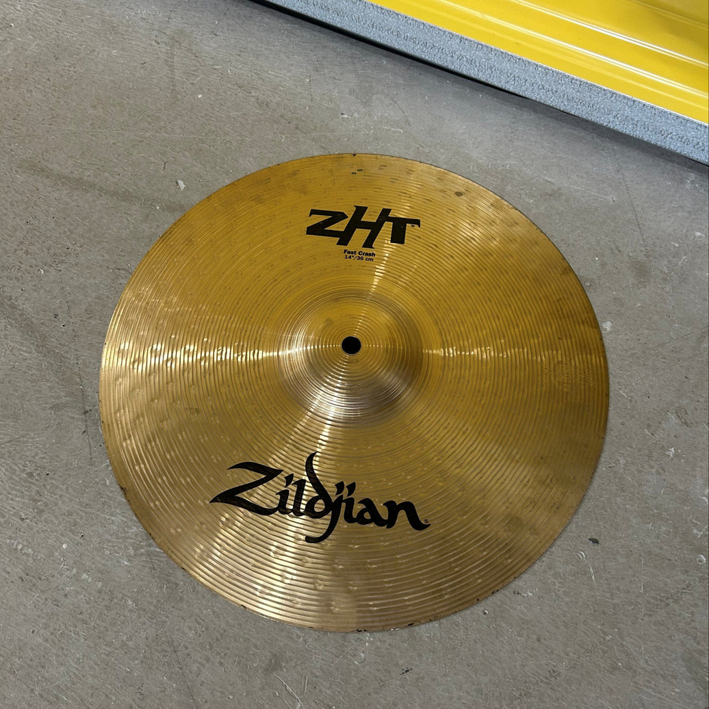 zildjian cymbal crash 14 fast zht used