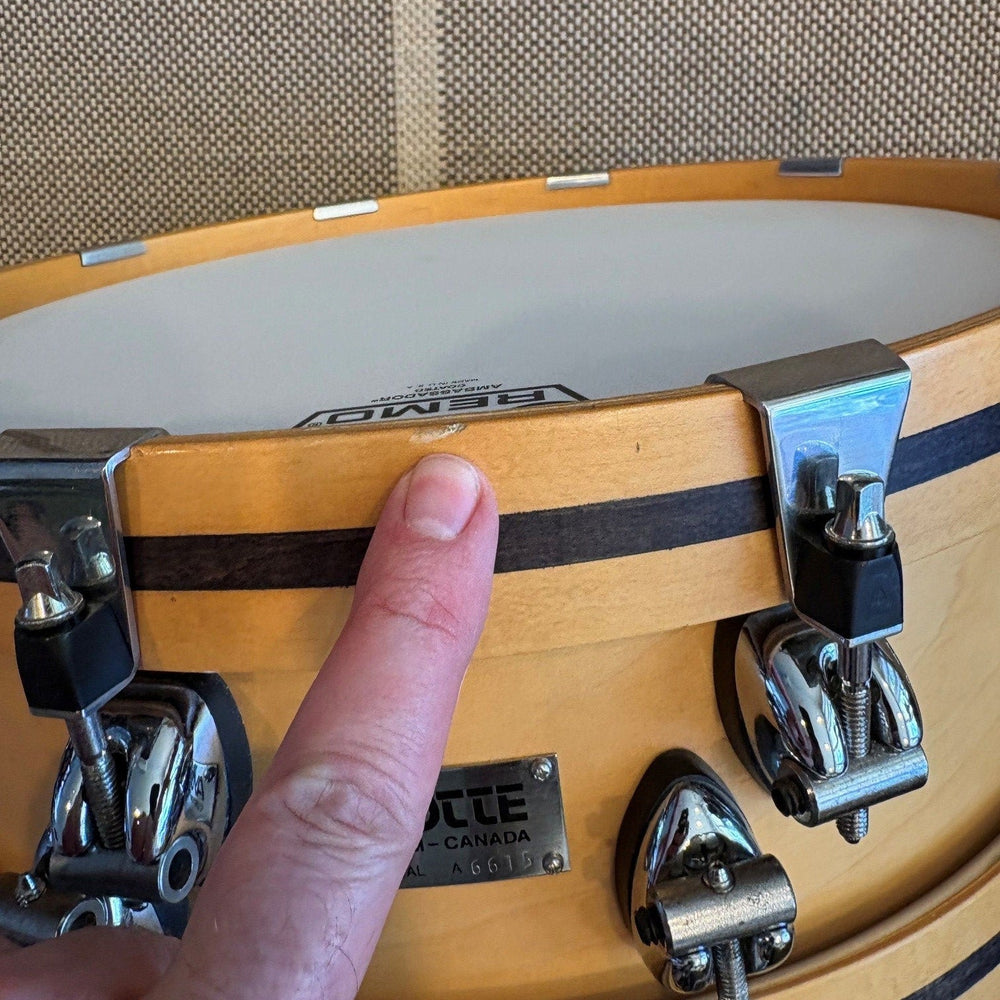 Ayotte custom snare drum 14x5 / Caisse claire 14x5 - used/usagée