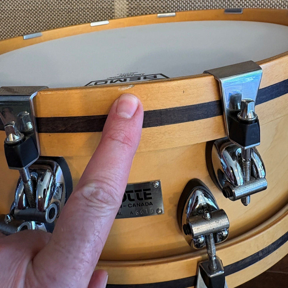Ayotte custom snare drum 14x5 / Caisse claire 14x5 - used/usagée