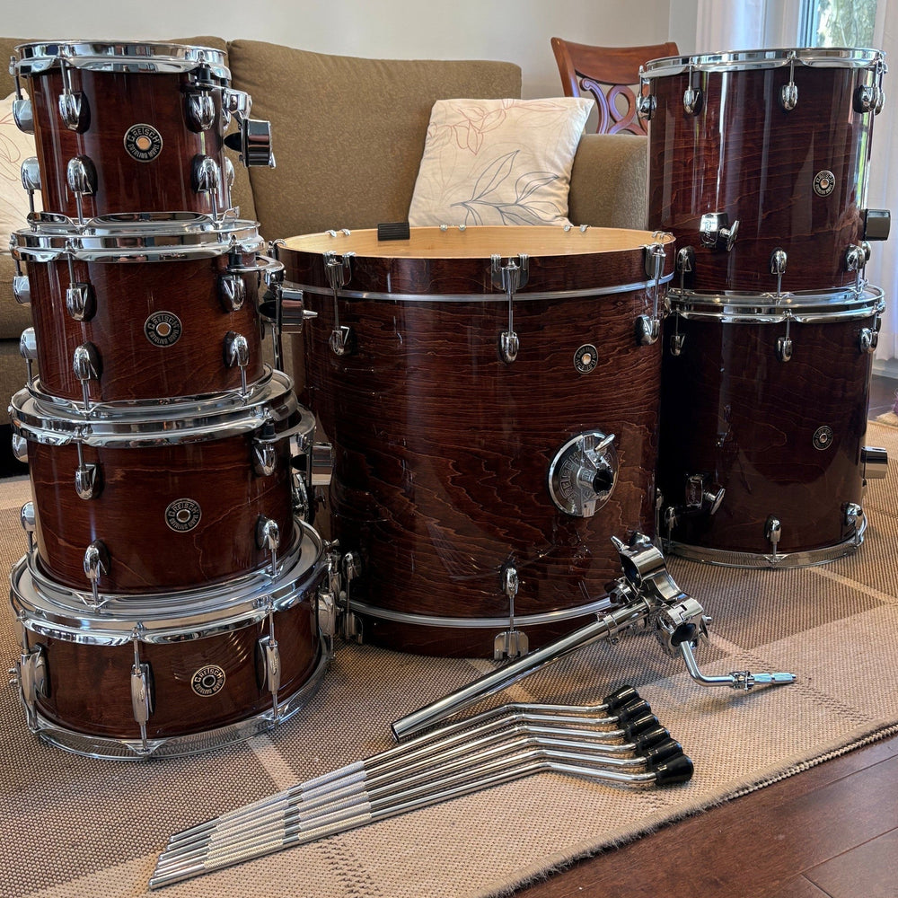 Gretsch Drums Ensemble 7 fûts Catalina Maple fini Walnut Glaze CM1-E826P-WG - used/usagé