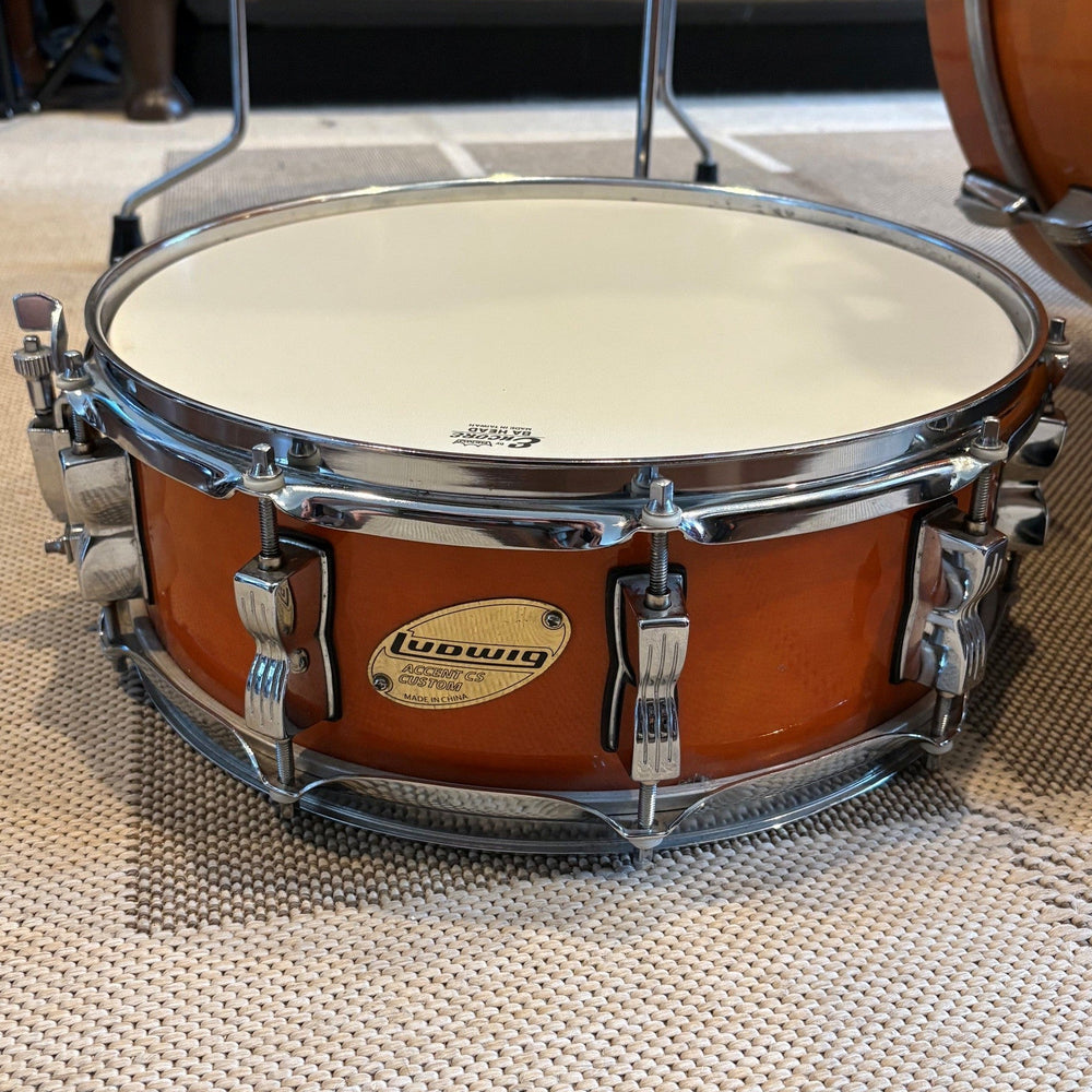 Ludwig drum set accent 5 pcs/batterie 5 morceaux orange - used/usagé