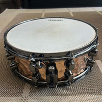 Mapex Black Panther Snare drum 14x5.5 Hammered Bronze - used/usagé