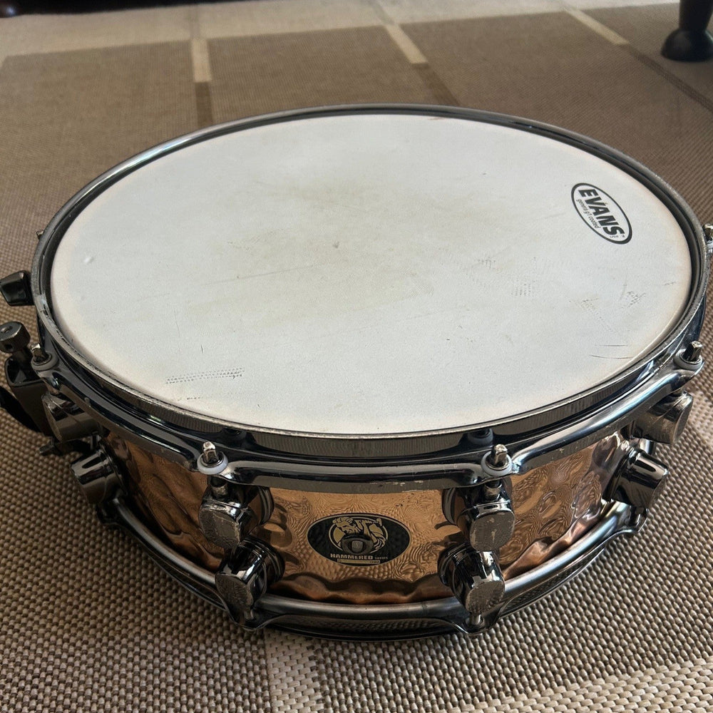 Mapex Black Panther Snare drum 14x5.5 Hammered Bronze - used/usagé