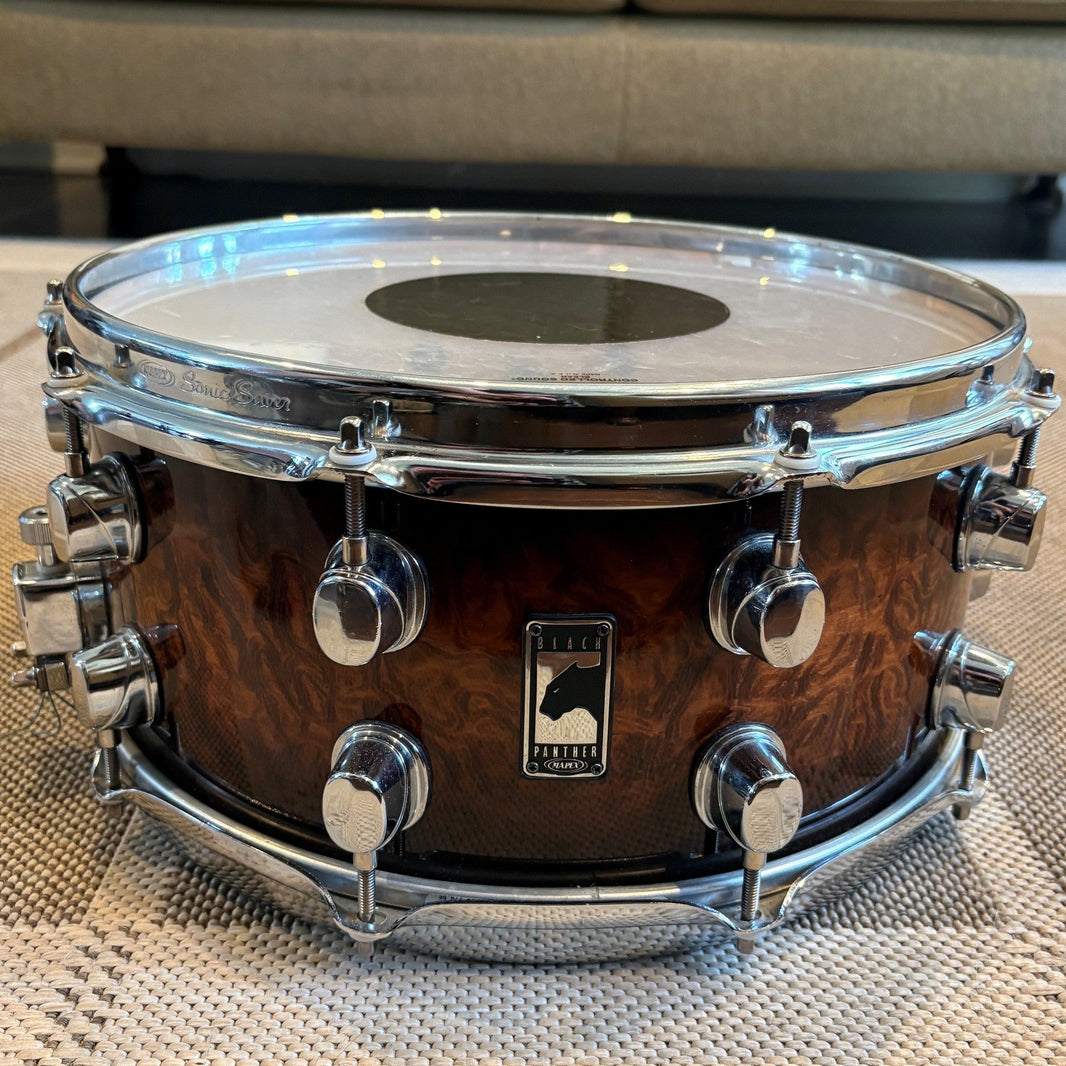 Mapex Black Panther Exotic Maple Snare Drum 14x6.5 Walnut Burst/Caisse claire - used/usagée