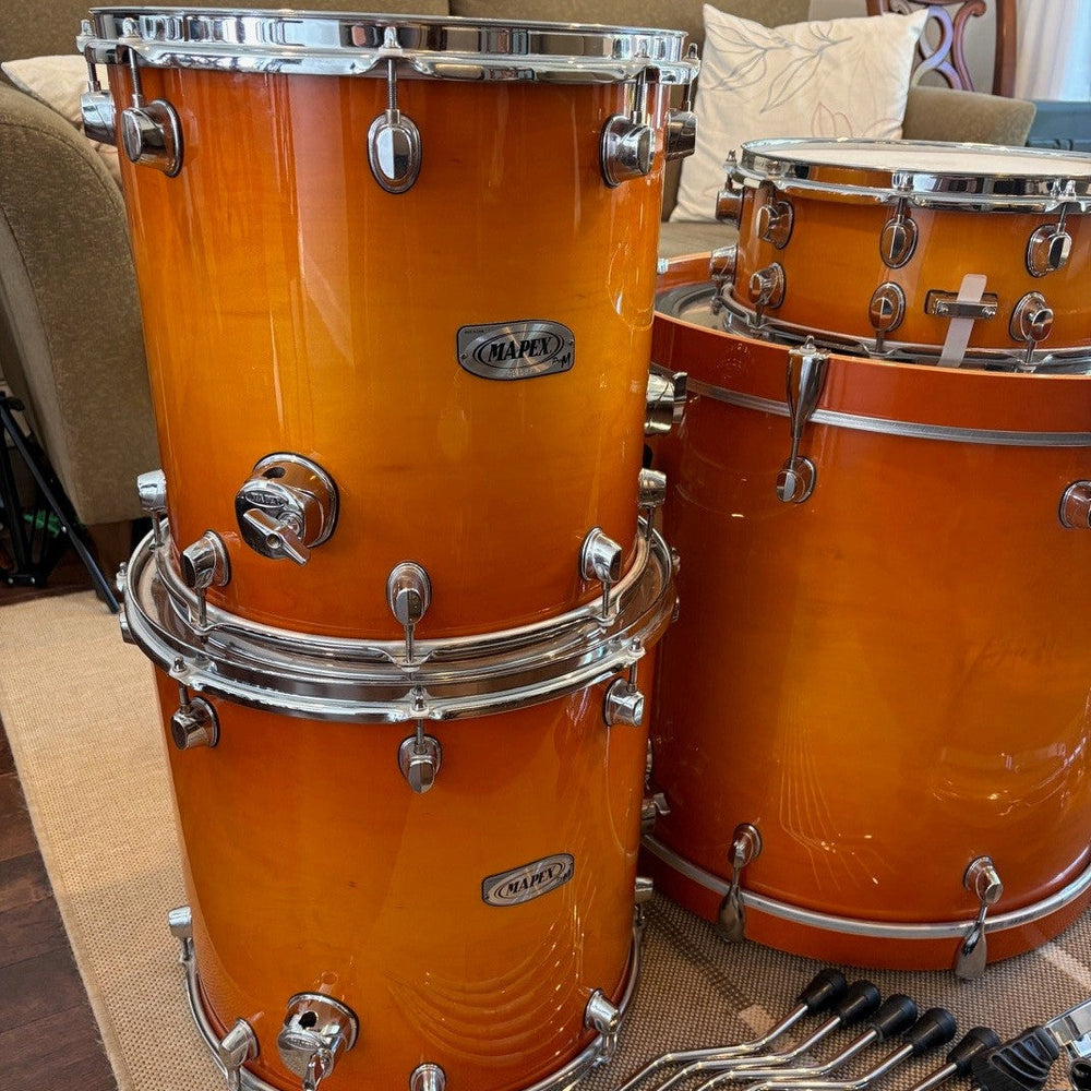 Mapex Pro-M  PM728SU sunshine Drum set maple shell/ ensemble de tambours en érable - used