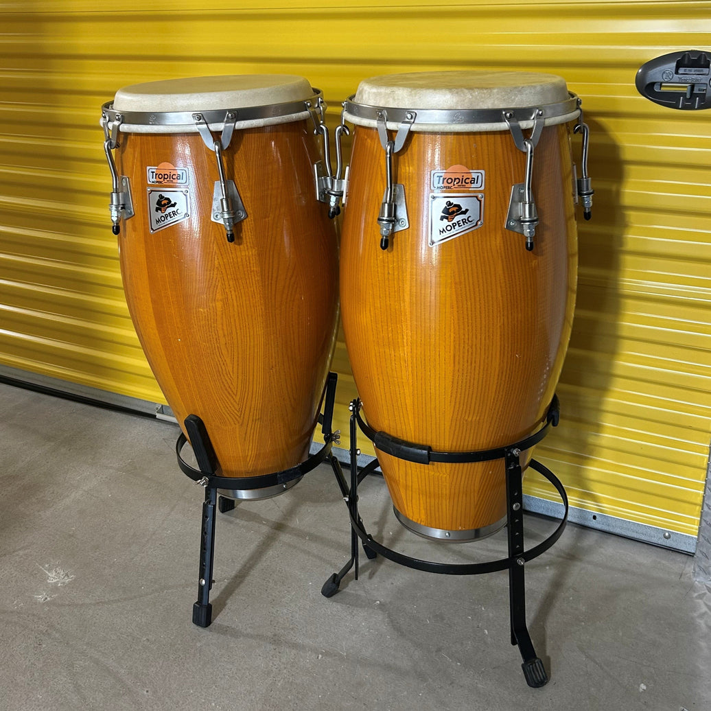 Moperc congas tropical avec supports - used/usagé
