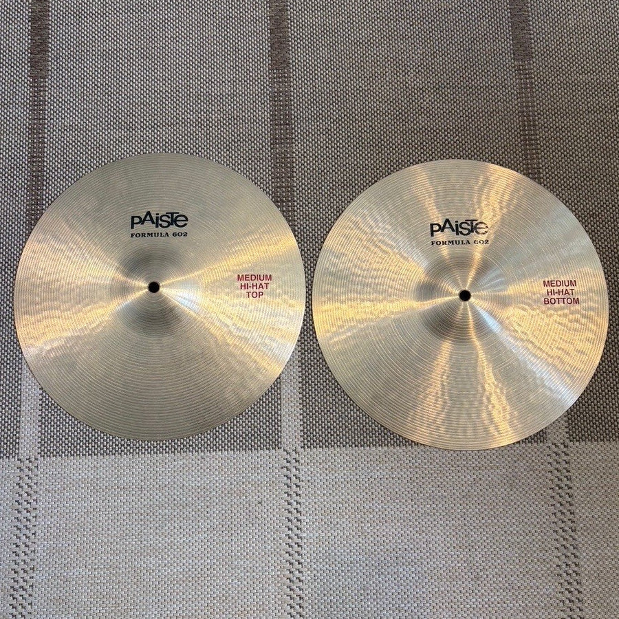 Paiste cymbales Hi-hat 14 Formula 602 Medium - used/usagées
