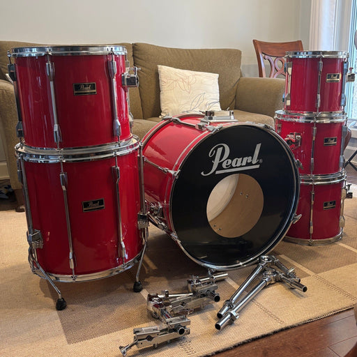 Pearl Export Kit 6 pcs / ensemble de 6 mcx Rouge - used/usagée