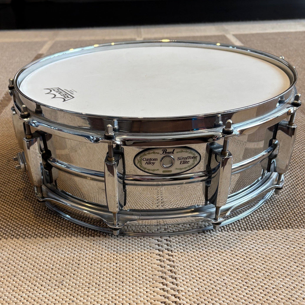 Pearl Custom Alloy Sensitone Elite Stainless Steel Snare 14x5/Caisse claire  - used/usagé