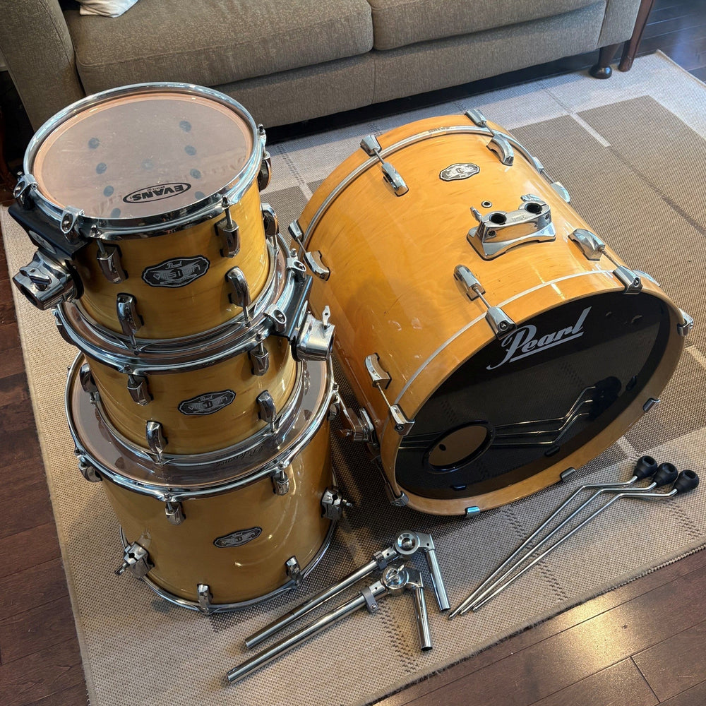 Pearl Vison drum set kit 4 mcx naturel/ensemble de drum - used/usagée