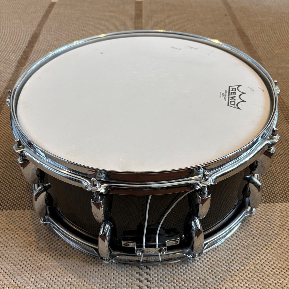Pearl Masters Custom MMX 6.5 x 14 snare drum Black/ Caisse claire noire - Used/usagée