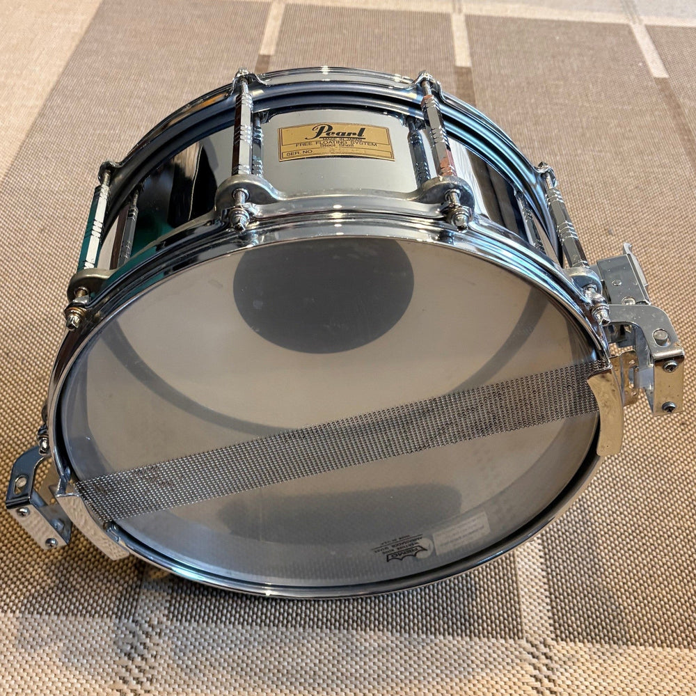 Pearl snare drum free floating steel shell 14x6.5/caisse claire - used/usagée