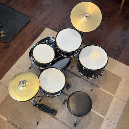 RB drum set kit 5 pcs black - used/usagée