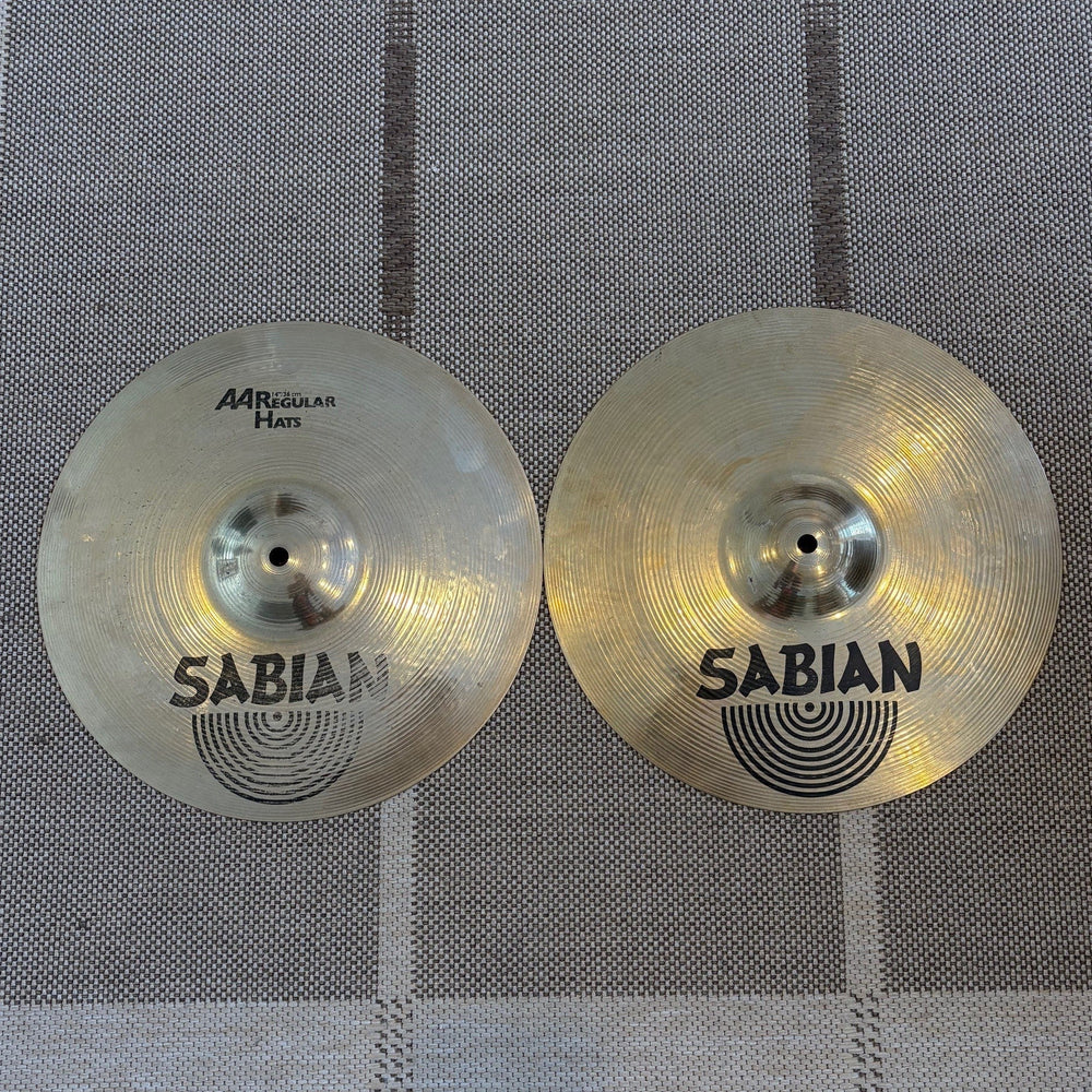 Sabian AA 14 Inch Medium Hi Hats 21402 - used-usagées