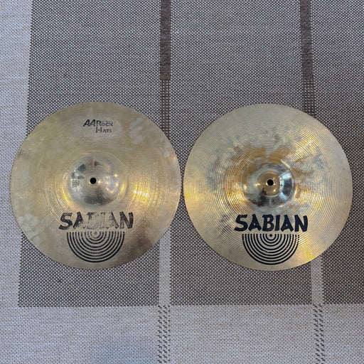 Sabian AA Rock Hi Hats 14 Cymbales 21403 - used/usagée