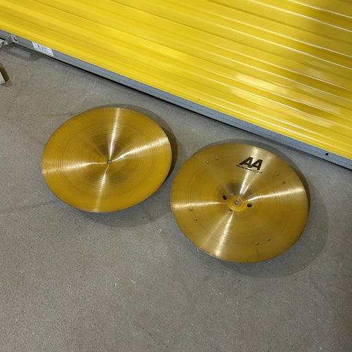 Sabian AA Sizzle Hi Hats 14 Cymbals Paire 21438 - used-usagées