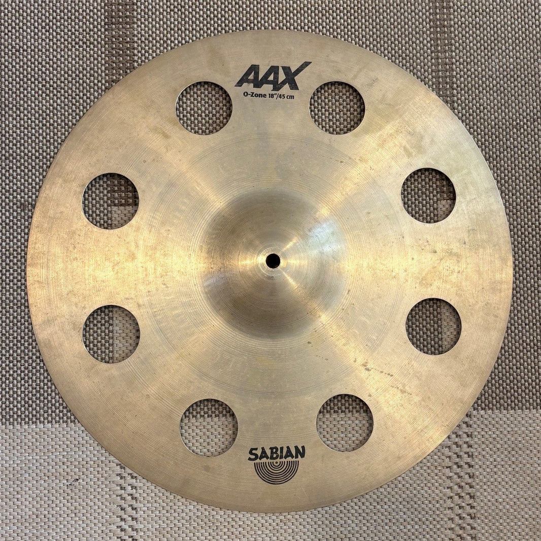 Sabian cymbale 18 AAX O-Zone Crash 21800X - used/usagé