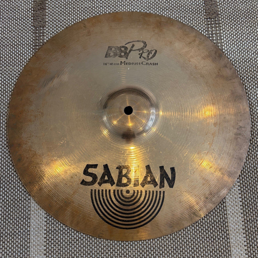 Sabian cymbale crash 16 b8 pro - used/usagée