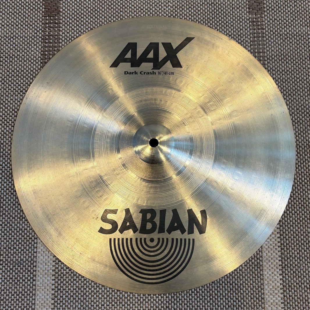 Sabian cymbale Dark crash 16 AAX 21668X - used/usagée
