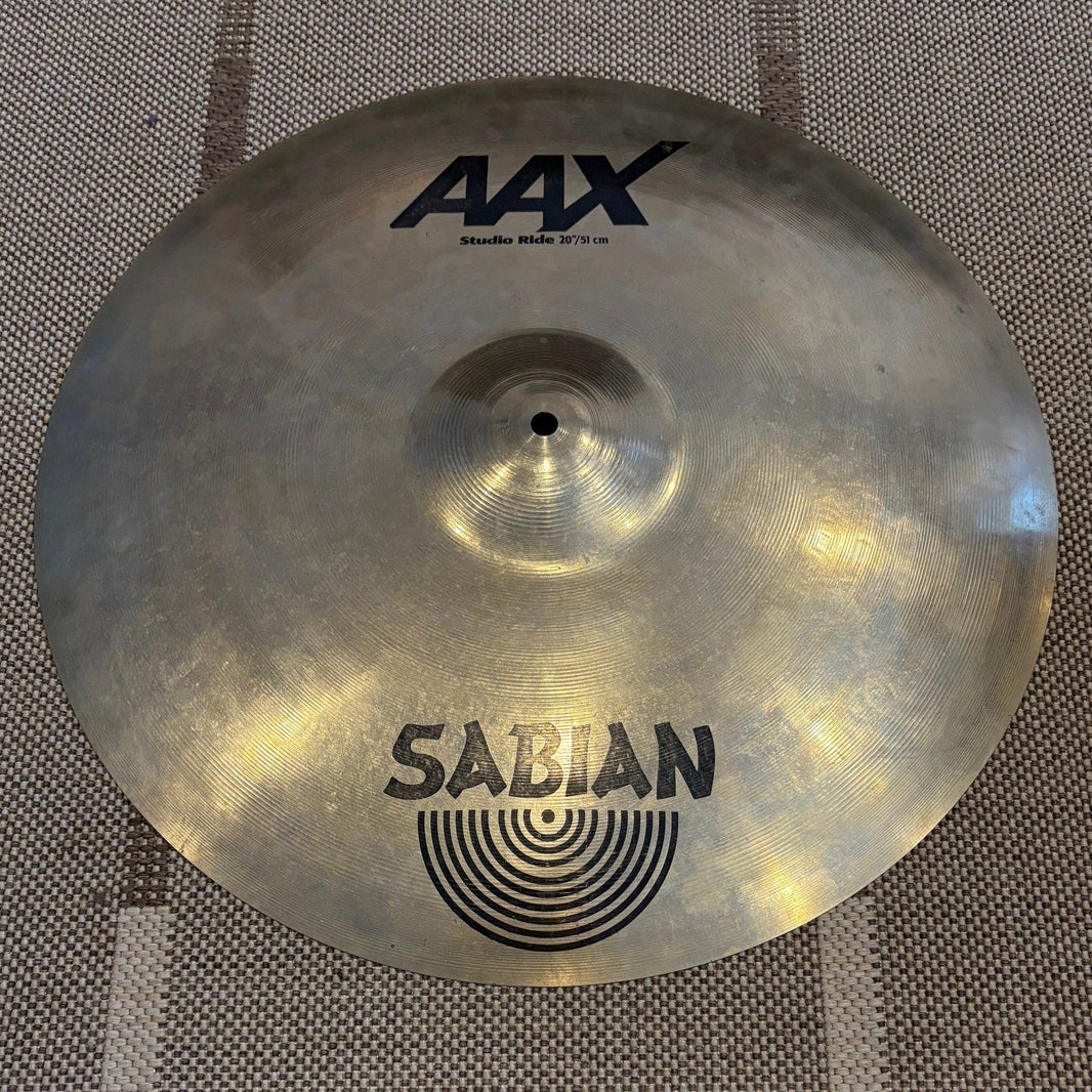 Sabian cymbale ride 20 aax studio - used/usagée