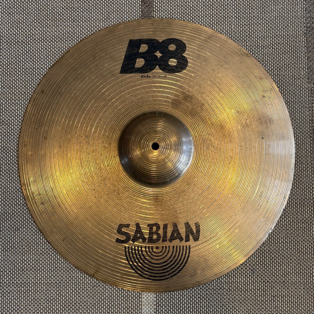 Sabian cymbale ride 20 b8 - used/usagée