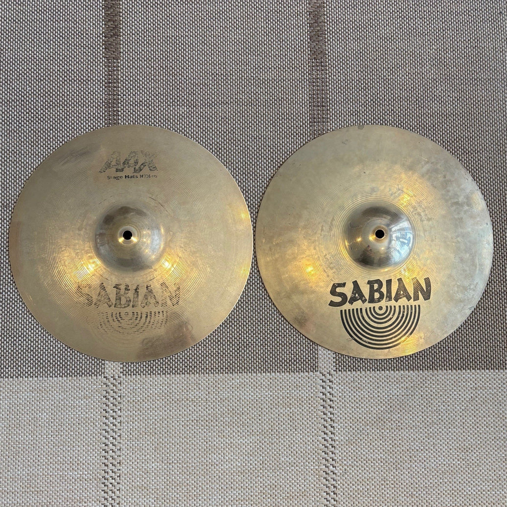 Sabian cymbales Stage hat AAX 14 - used/usagées