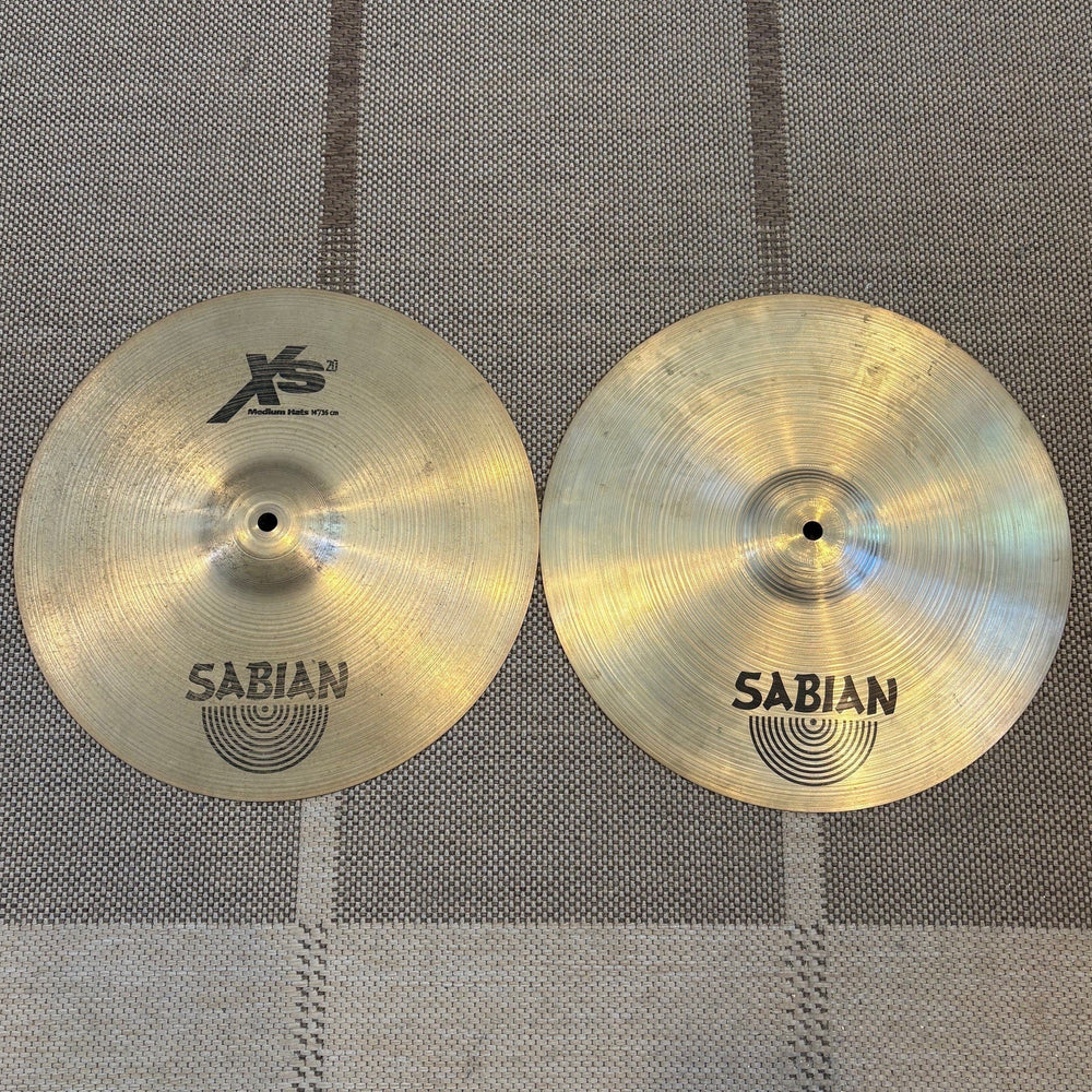 Sabian cymbales XS20 medium Hi-hat 14 - used/usagées
