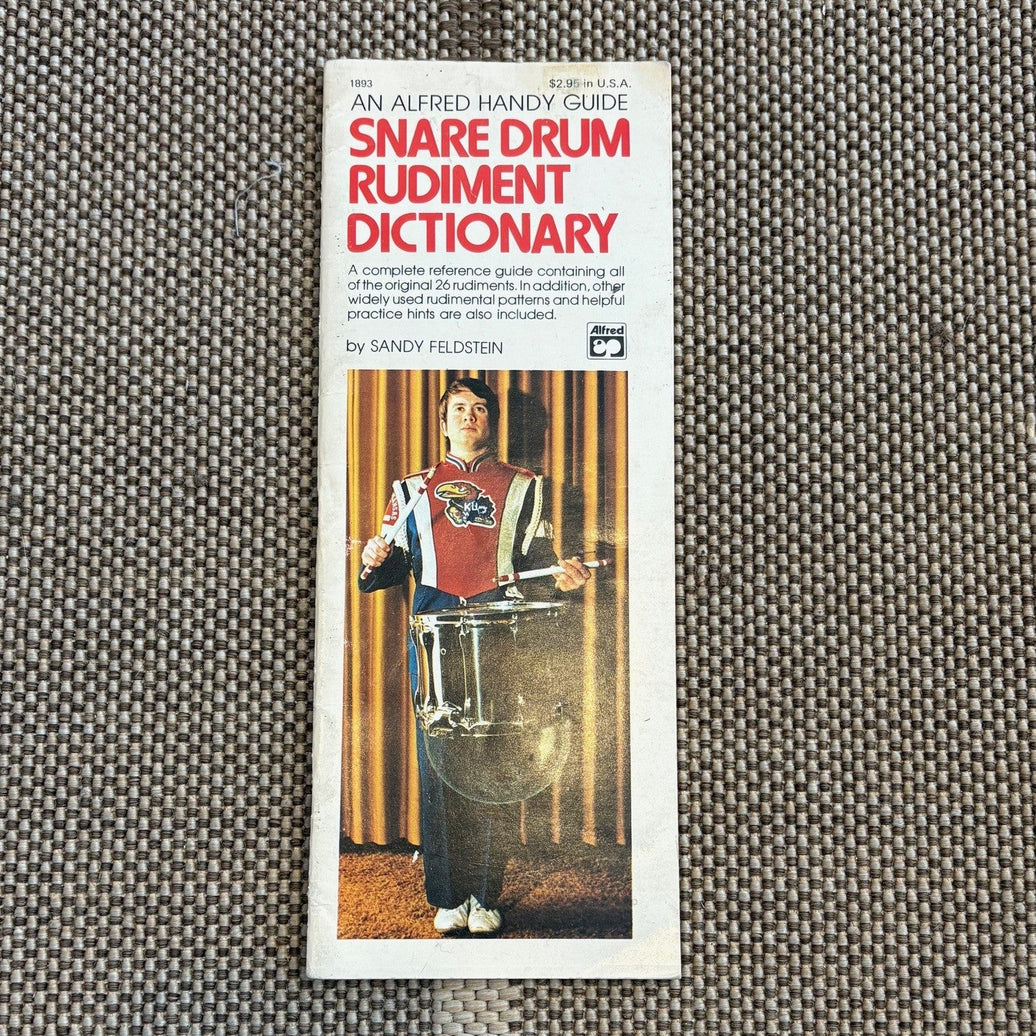 Snare drum Rudiment dictinary Alfred - used/usagée
